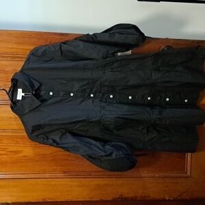 BOHME- NEVADA BUTTON UP DRESS IN COLOR BLACK